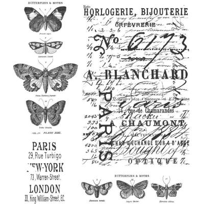 Stampers Anonymous Tim Holtz Cling Stamps - Papillon